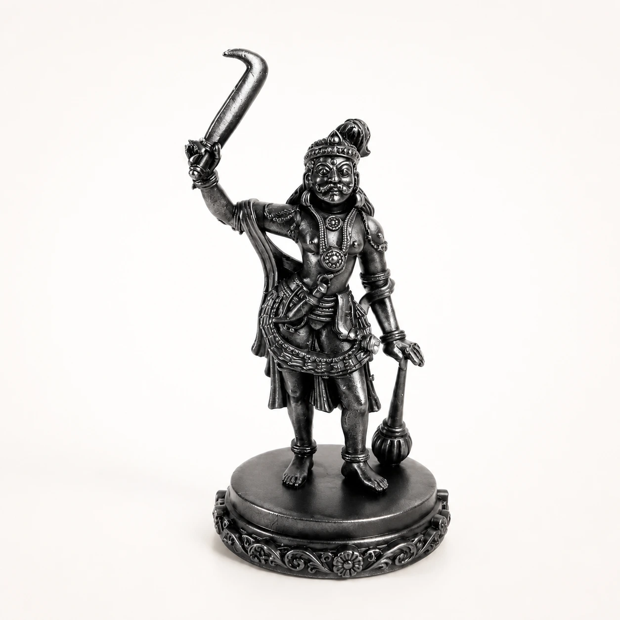 Custom order Karuppu Saami mini sculpture